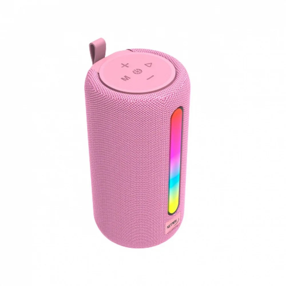Parlante Bluetooth Portátil RGB Netmak NM-MUV